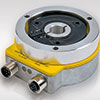 Turck offers inclination sensors, rotary encoders like the QR24 in this image and angle sensors with a CAN interface.